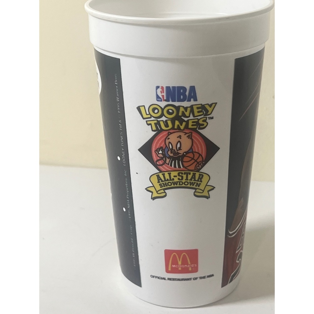 Vintage 1996 NBA Looney Tunes All-Star Showdown McDonald's Cup Michael Jordan